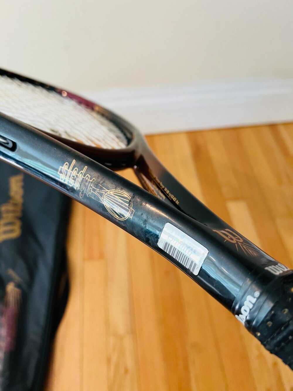 Wilson Sledge Hammer indeX 2.8 Stretch 116Tennis Racquet Racket 4 5/8  with bag - Picture 6 of 16